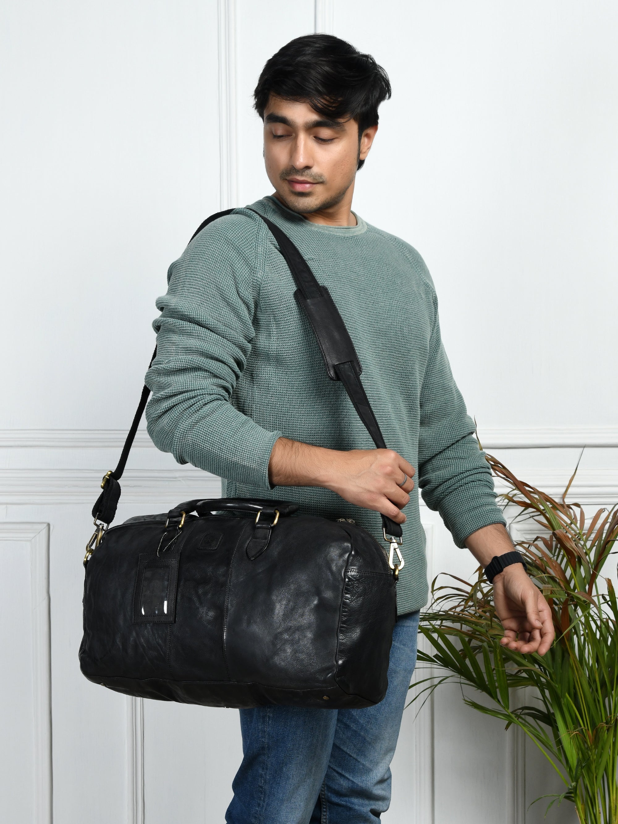 Imperium Luxe Leather Duffel Bag